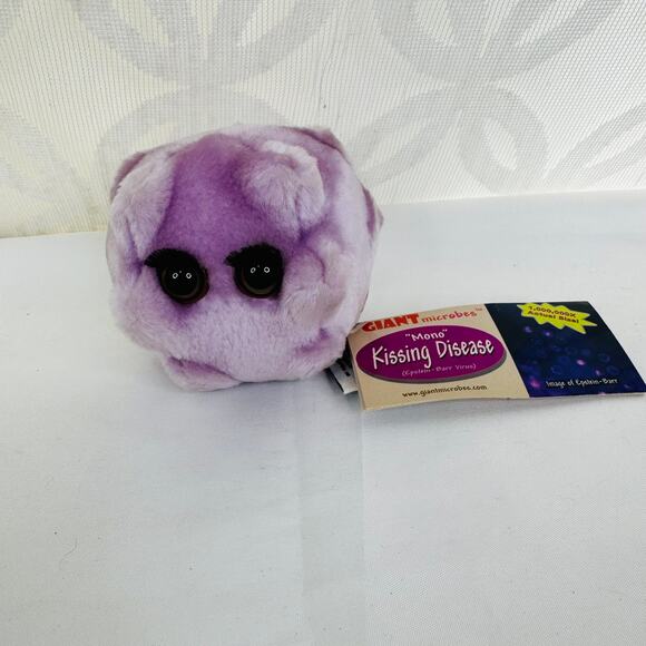 GIANTmicrobes Kissing Mono Disease Plush NWT - Picture 12 of 12
